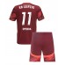 Tanie Strój piłkarski RB Leipzig Lois Openda #11 Koszulka Wyjazdowej dla dziecięce 2024-25 Krótkie Rękawy (+ szorty)